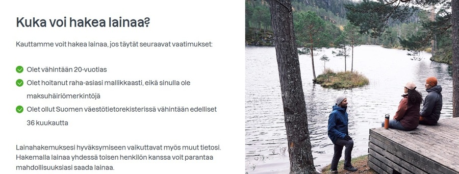 Bank Norwegian lainanhakijan ehdot