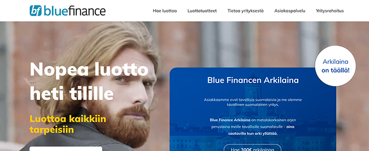 Blue Finance lainapalvelu
