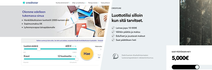 Creditstar ja Monefit