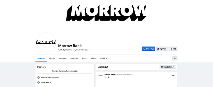 Morrow Bank Facebook